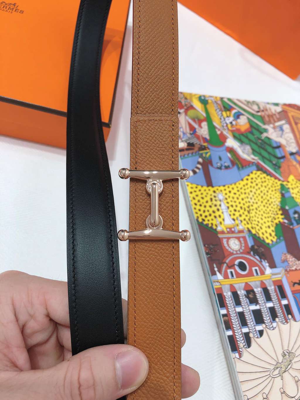 H**mes belts 24mm